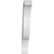 Ekena Millwork 3 1/2-in. W x 24-in. D x 28-in. H Funston Architectural Grade PVC Knee Brace BRCP035X24X28FST - alternate 4